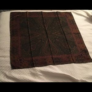 Chanel Vintage Hand Rolled Authentic Scarf